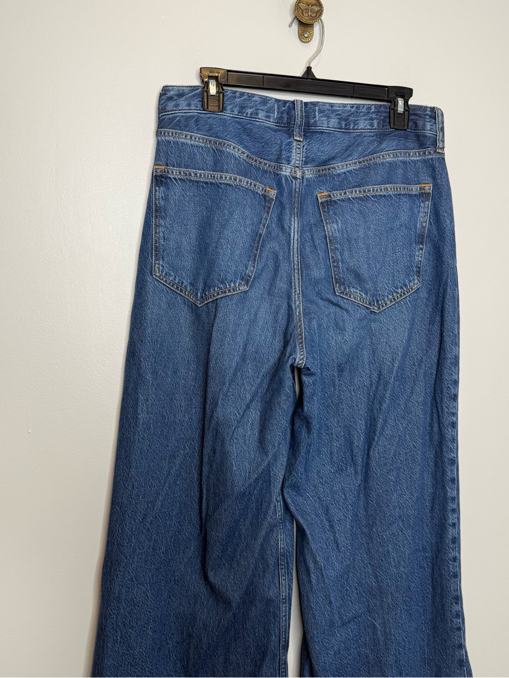 Abercrombie and Fitch The Wide-leg High-rise Jeans Blue Curve Love Size 30 | 10 - Picture 8 of 10